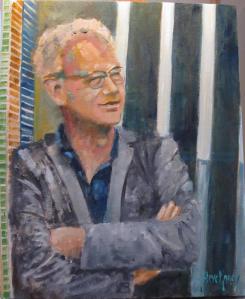 acrylic portrait painting